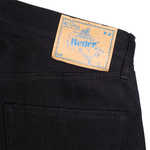 Better™ Gift Shop / OrSlow "100 Super Dad" Black Selvedge Denim Jean