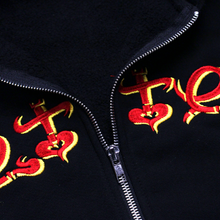 Better™ Gift Shop - "Cap One" Black Heavyweight Made in USA Zip Up Hooded Sweatshirt