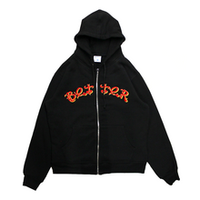 Better™ Gift Shop - "Cap One" Black Heavyweight Made in USA Zip Up Hooded Sweatshirt