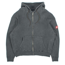 CAV EMPT - "Overdyed Cotton Zip" Grey Hooded Sweatshirt