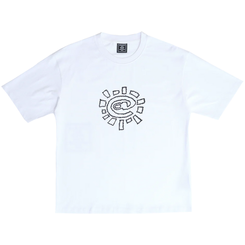 Always Do What You Should Do - "Sketchy @Sun" White S/S T-Shirt