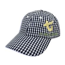 Poche Studio - "T Hat Two" Navy Gingham Pattern LTTT Hat