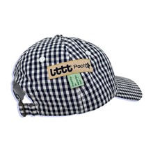 Poche Studio - "T Hat Two" Navy Gingham Pattern LTTT Hat