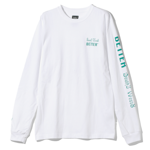 South2 West8 x Better™ White Heavyweight L/S T-Shirt