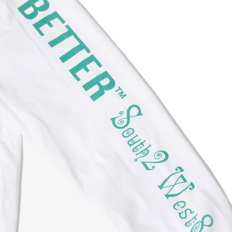 South2 West8 x Better™ White Heavyweight L/S T-Shirt
