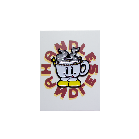 Better™Gift Shop / Handles Coffee - "Coffee Steam" Enamel Pin