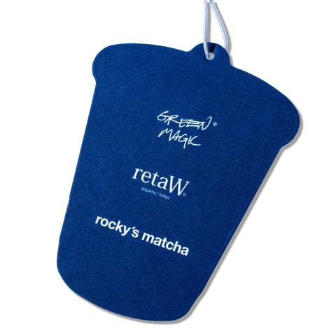 Rocky's Matcha - retaW "Green Magic" Car Tag