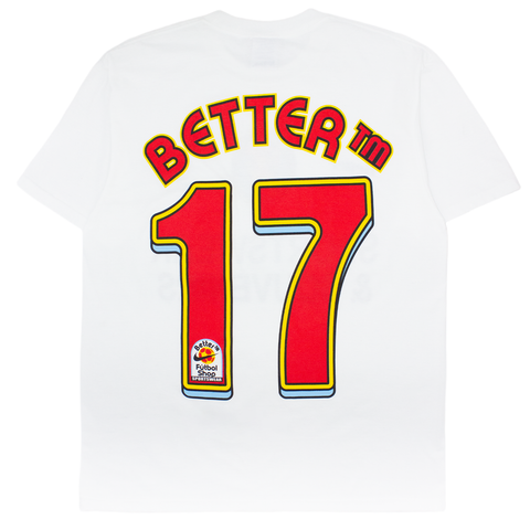 Better Gift Shop / Sportswear & Souvenir T shirt - "Jersey" - White S/S T-Shirt