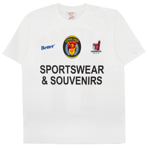 Better Gift Shop / Sportswear & Souvenir T shirt - "Jersey" - White S/S T-Shirt