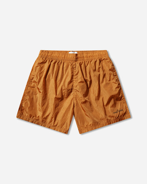 Stone Island - ORANGE Nylon Metal Swim Shorts