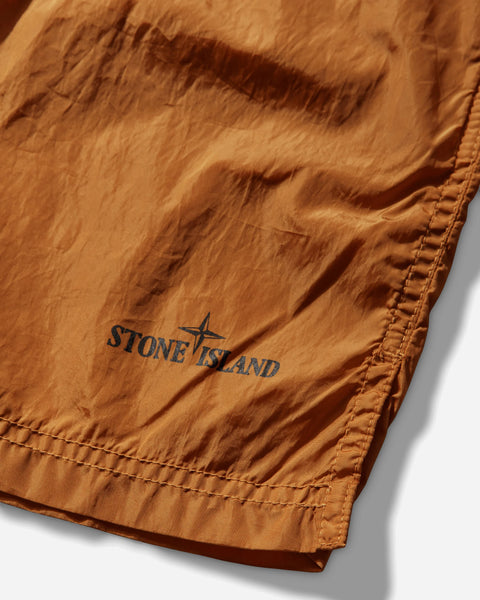 Stone Island - ORANGE Nylon Metal Swim Shorts