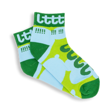 Poche Studio - "Sock 2" Blue/Green LTTT Socks