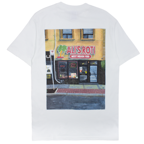 Better™ Gift Shop/Ali's Roti Toronto - "50 years" White T-Shirt