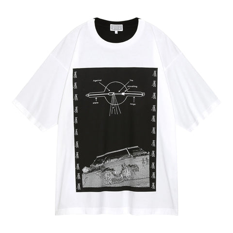 CAV EMPT - "Isolator Big T" White S/S T-Shirt
