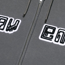 CAV EMPT - "Logo Embroidery" Charcoal Zip Hoodie