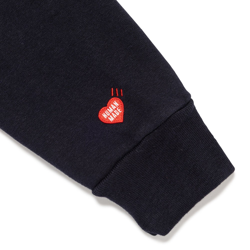 Human Made - Navy Half-Zip Sweatshirt – Better™ Gift Shop