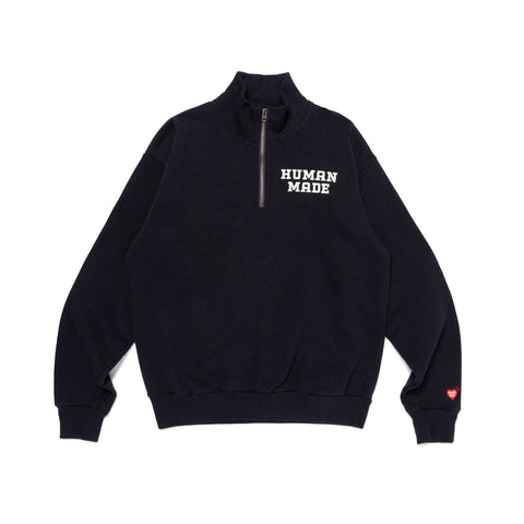 Human Made - Navy Half-Zip Sweatshirt