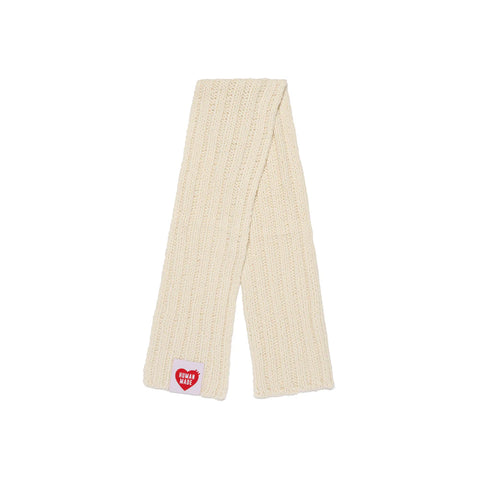 Human Made - "Hand-knitted Muffler" White