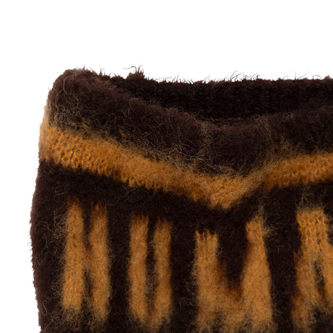 Human Made - "SHAGGY" Knit Logo Band Brown