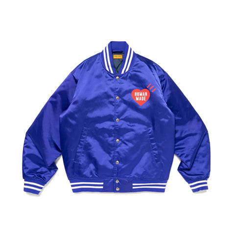 Human Made - "Nylon Stadium Jacket" Blue
