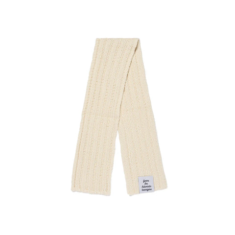 Human Made - "Hand-knitted Muffler" White