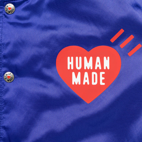 Human Made - "Nylon Stadium Jacket" Blue