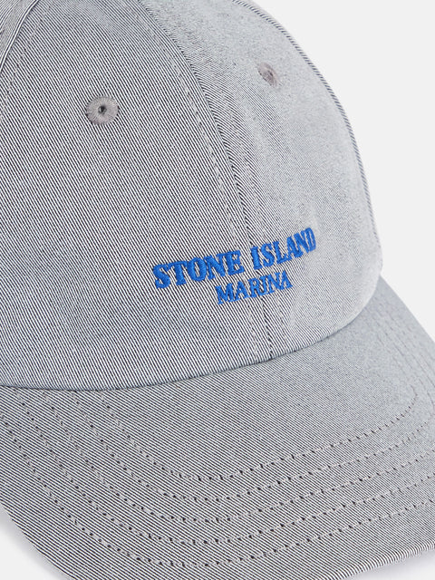 Stone Island Marina - Stretch Garbadine "Clear Blue" Cap