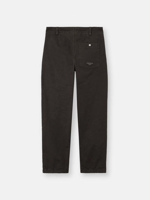 Stone Island Marina - LEAD GREY SLUB COTTON BATAVIA-TC_S.I. Loose-fit cargo pants