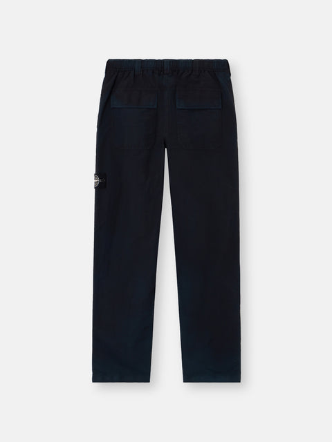 Stone Island  -  NASLAN-TC CORROSION TREATMENT "Black" Chino TROUSERS