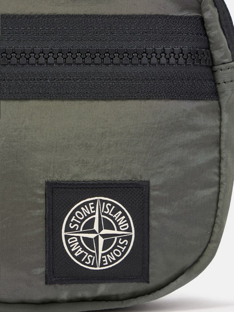 Stone Island - MUSK GREEN COATED NYLON METAL IN ECONYL® Belt bag