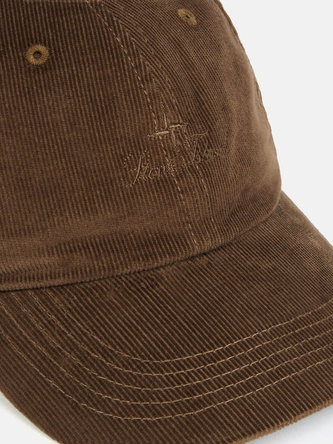 Stone Island  - UMBER COTTON MICRO-CORDUROY Baseball cap