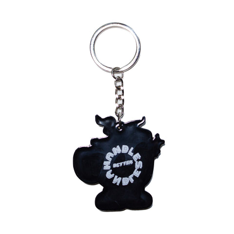 Better™Gift Shop / Handles Coffee - "Coffee Steam" Rubber Keychain