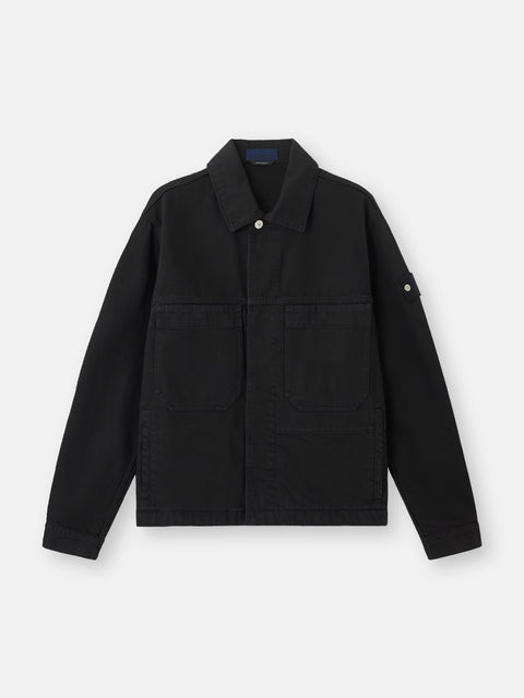 Stone Island - LIGHT BULL DENIM-TC Coach jacket