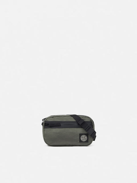 Stone Island - MUSK GREEN COATED NYLON METAL IN ECONYL® Belt bag