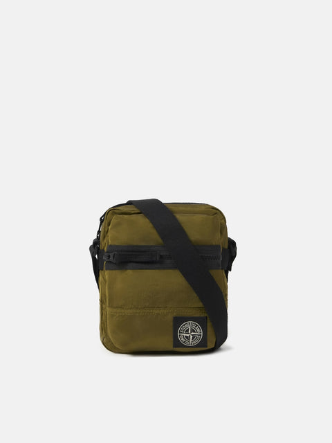Stone Island - Cactus COATED NYLON METAL IN ECONYL® Crossbody bag