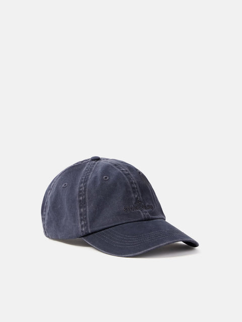 Stone Island  - BLUE GREY BRUSHED COTTON GABARDINE Baseball cap