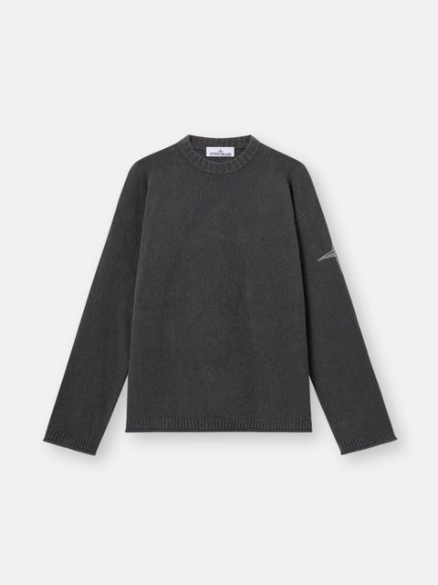 Stone Island - Black COTTON BOUCLÉ