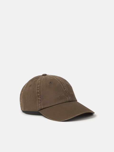Stone Island  - Umber BRUSHED COTTON GABARDINE Baseball cap