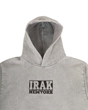 IRAK NY - "Logos" Limestone Mineral Wash Hoodie