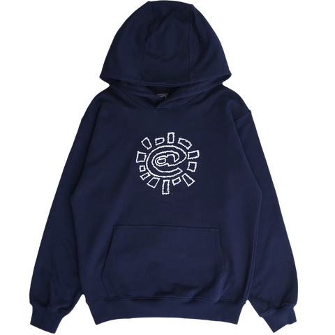Always Do What You Should Do - "Scribble @Sun" Navy Hoodie