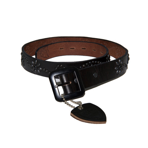 Better™ Gift Shop / Hollywood Trading Company / OrSlow - "Triple Black Stone" Leather Belt