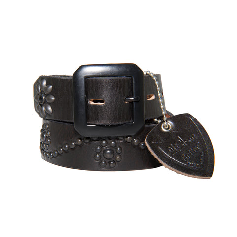Better™ Gift Shop / Hollywood Trading Company / OrSlow - "Triple Black Stone" Leather Belt