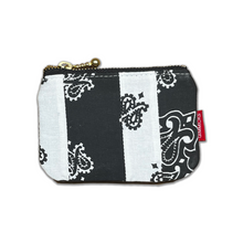 Tokyo Gimmicks - "Paisley Patchwork" Black/White Zip Wallet