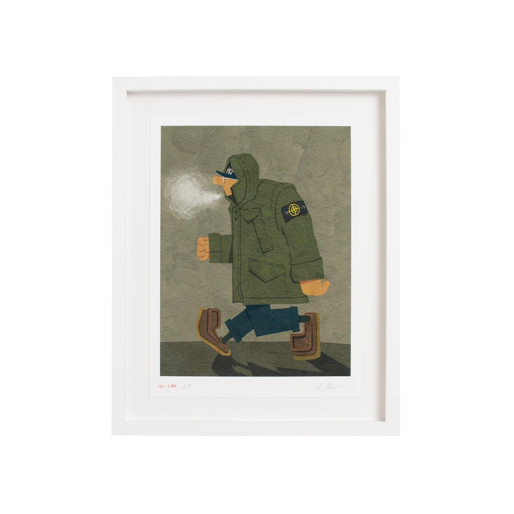 Kimou “Grotesk” Meyer - “Power Out” Print