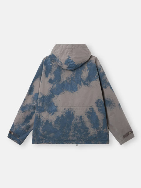 Stone Island - Grey Hand Painted David Light - TC Padded Short Parka