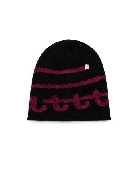 Poche Studio - LTTT - Knit "Swirl" Black / Red