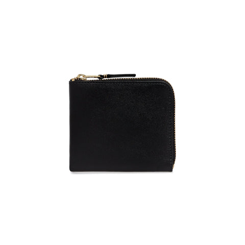 Comme des Garçons Wallets - "Classic Leather Zip Around" Black Wallet