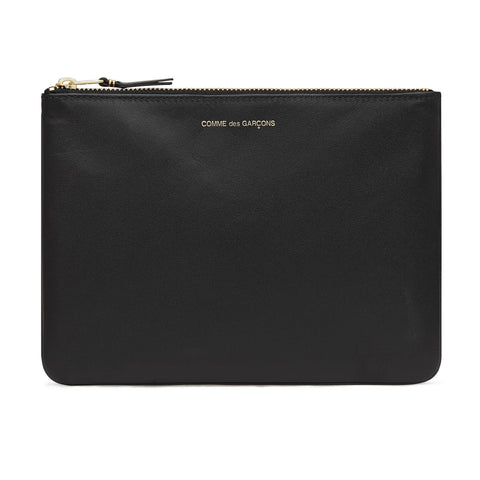Comme des Garçons Wallets - "Classic Leather Zip Pouch" Black Wallet