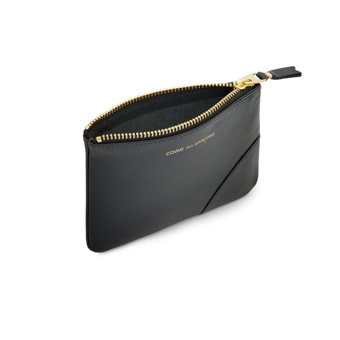 Comme des Garçons Wallets - "Classic Leather Zip Pouch" Black Wallet