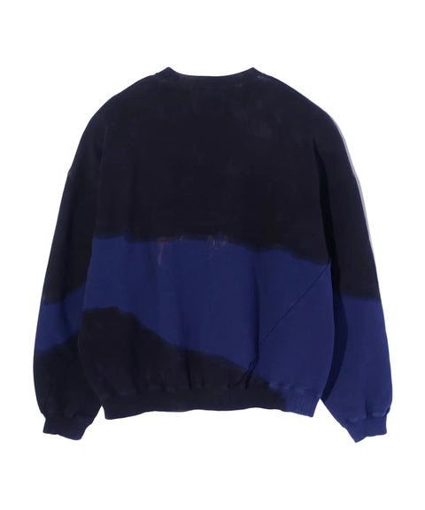 Nomarhythm Textile - Navy x Black "Hand Dye" Twist Sweat